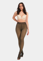 Auralin™ WinterSoft Fleece-Lined Pantyhose (220g/300g)