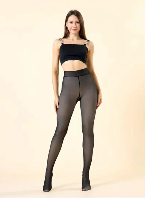 Auralin™ WinterSoft Fleece-Lined Pantyhose (220g/300g)