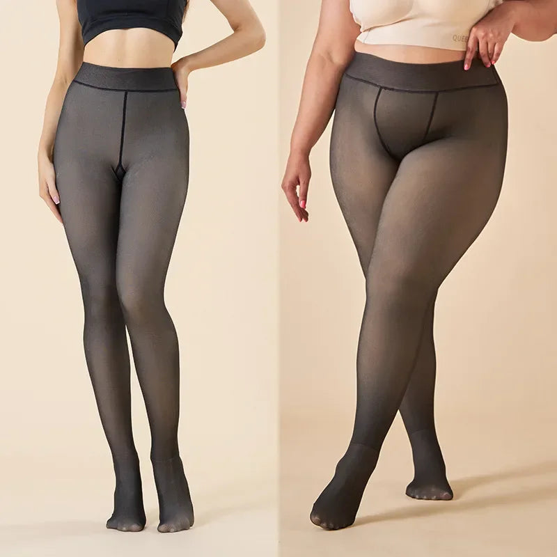 HOHO™ WinterSoft Fleece-Lined Pantyhose (220g/300g)