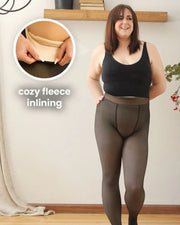 Auralin™ WinterSoft Fleece-Lined Pantyhose (220g/300g)